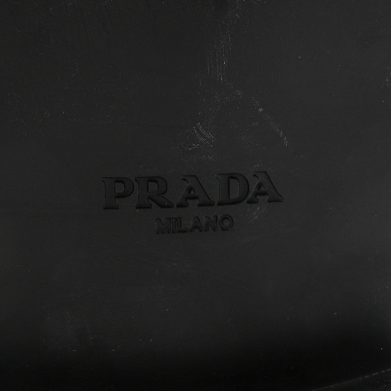 Prada Spazzolato Mens Derby Loafers 7.5 Black 7 of 9
