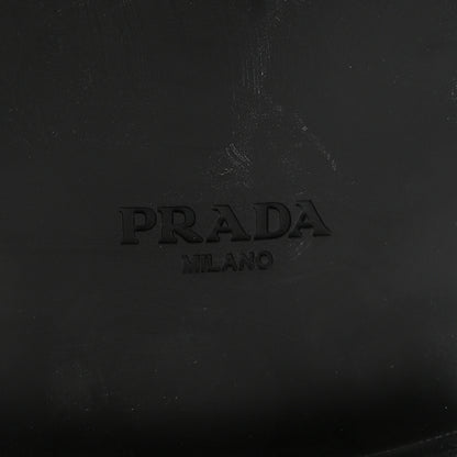 Prada Spazzolato Mens Derby Loafers 7.5 Black 7 of 9