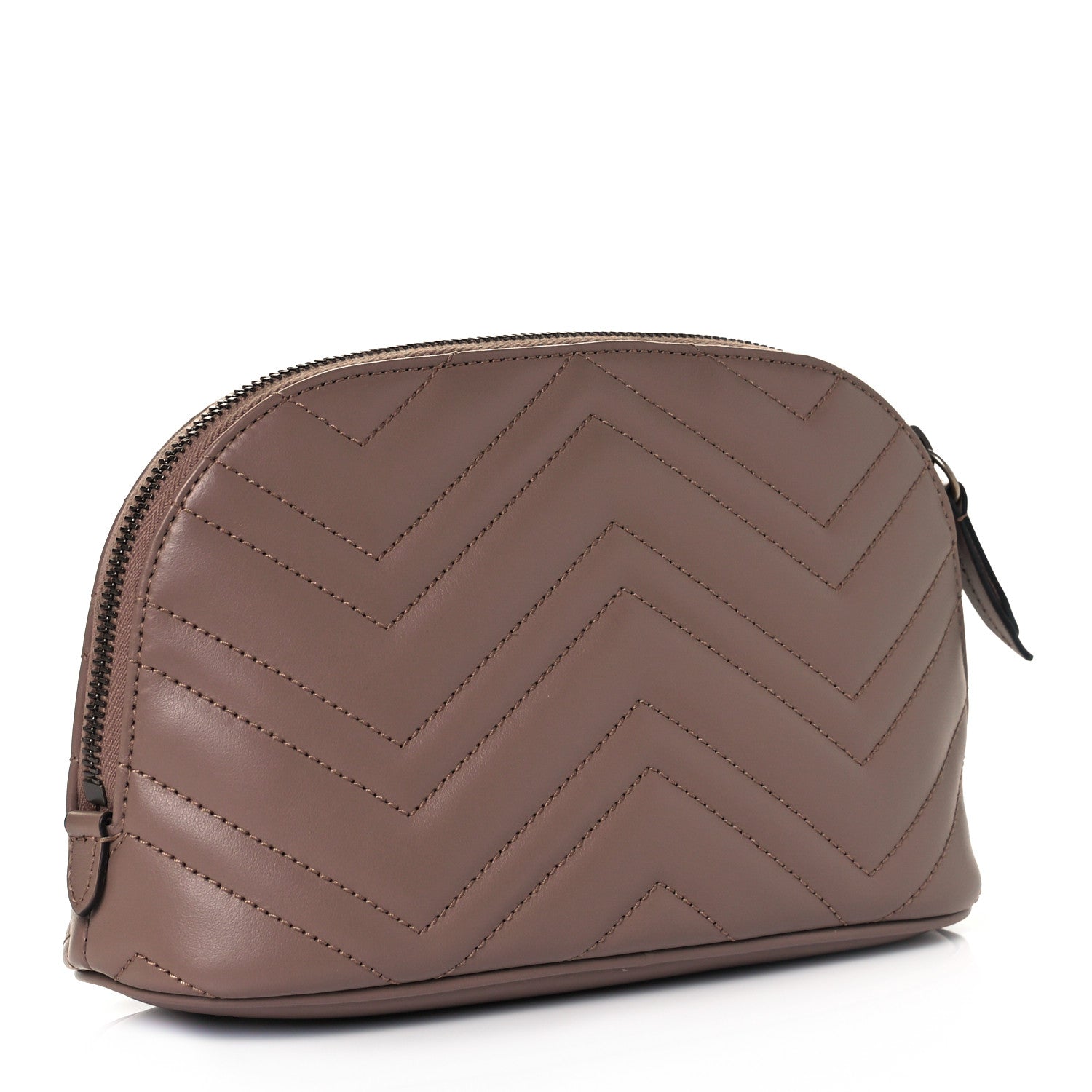 Gucci Calfskin Matelasse Large GG Marmont Pouch Cosmetic Case Porcelain Rose 4 of 10
