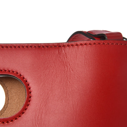 Gucci Calfskin Embossed Medium XL Tote Red 7 of 8