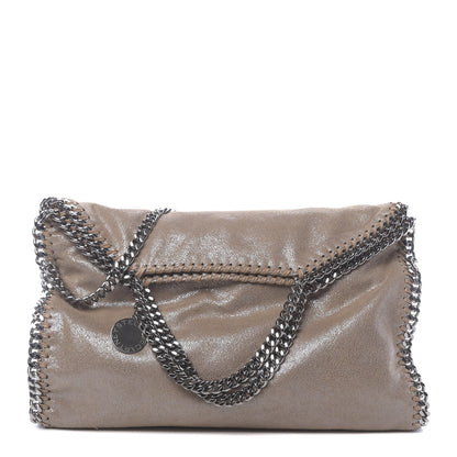 Stella McCartney Shaggy Deer Falabella Fold Over Tote Taupe 1 of 10
