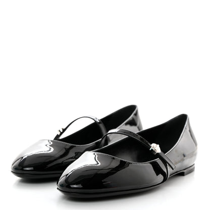 Louis Vuitton Patent Uniformes Ballet Flats 39.5 Black 3 of 9