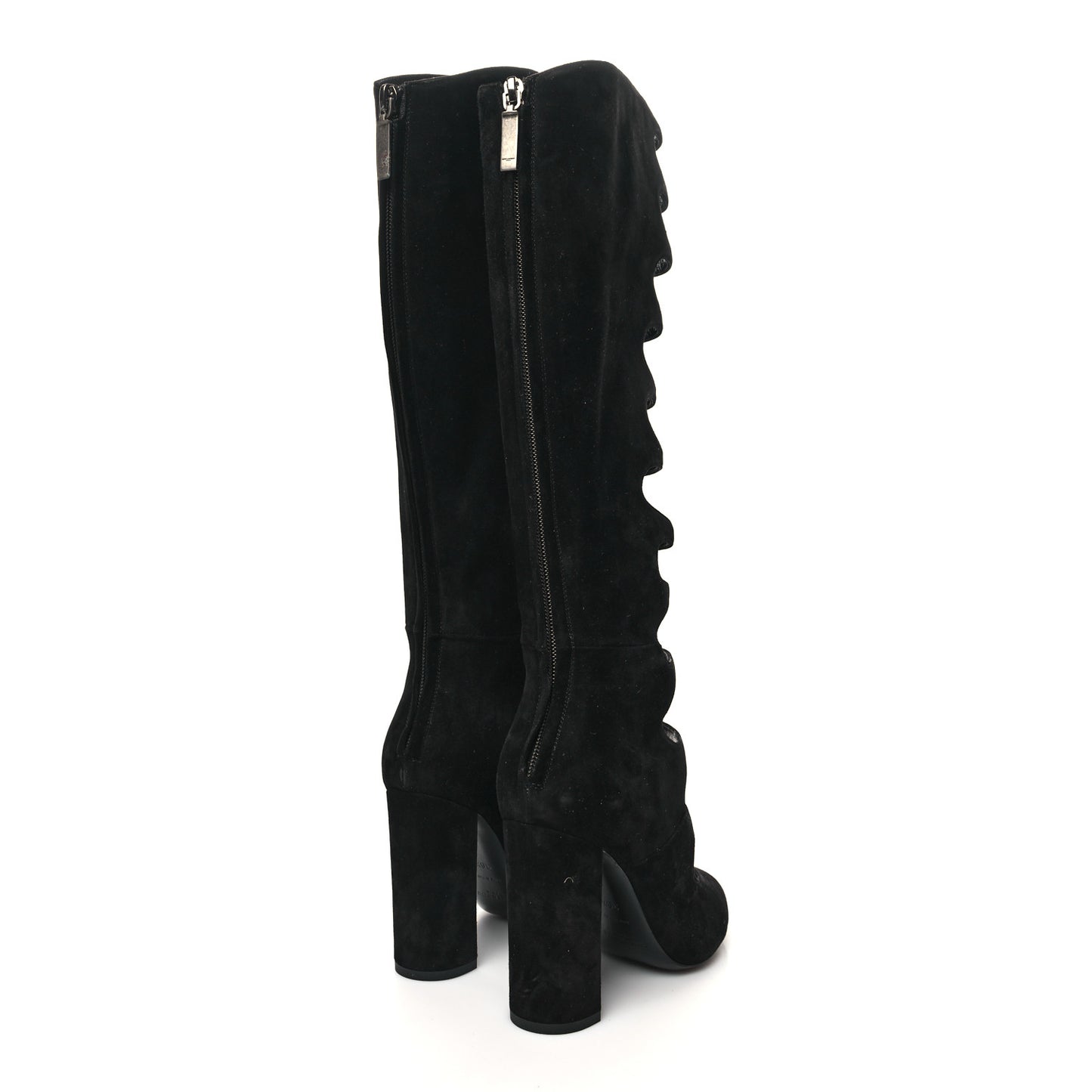Suede Cut Out Joplin Over The Knee Boots 36.5 Black