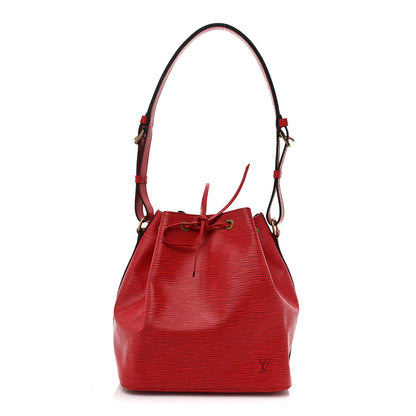Louis Vuitton Epi Petit Noe Castillan Red 1 of 13