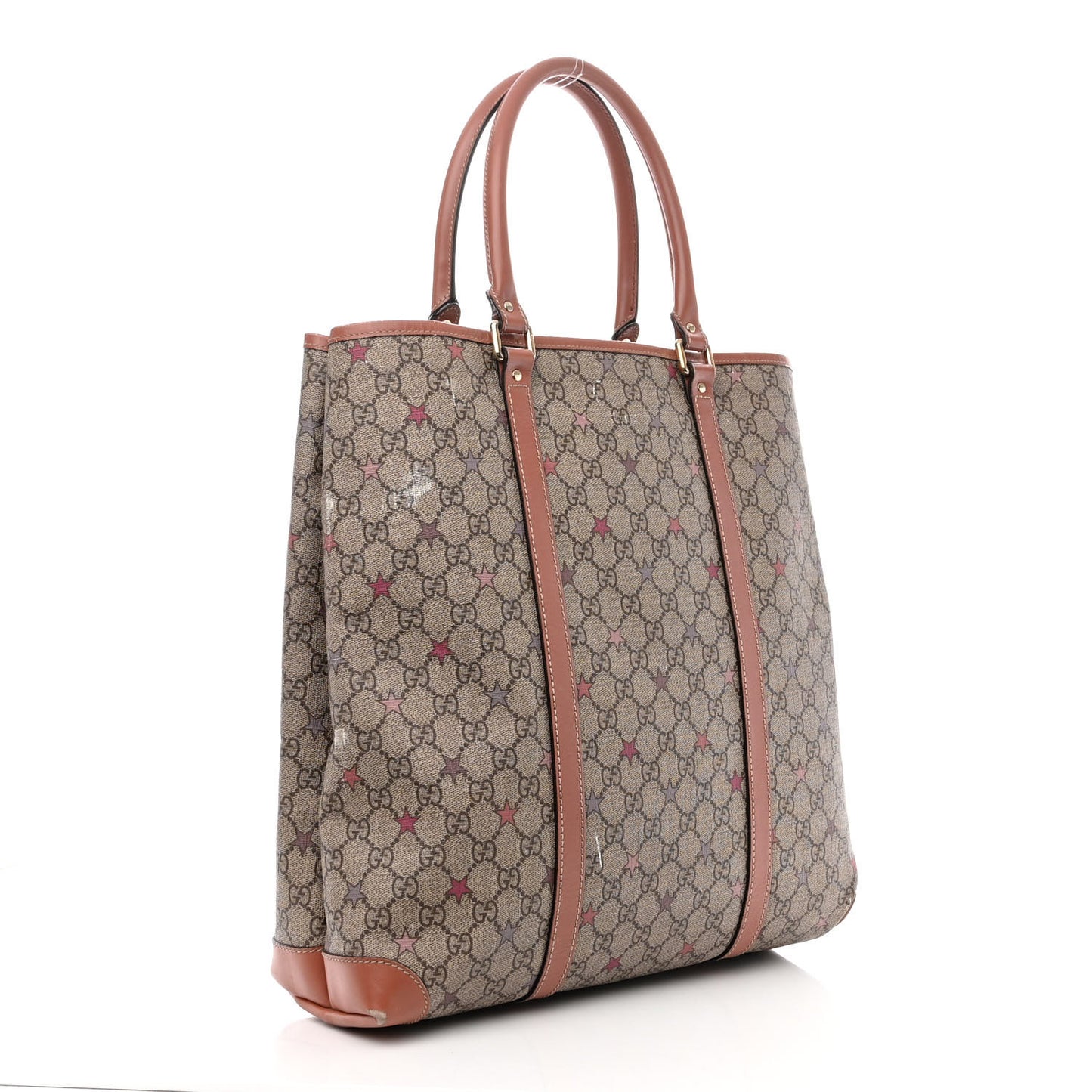 GG Plus Monogram Stars Joy Vertical Tote