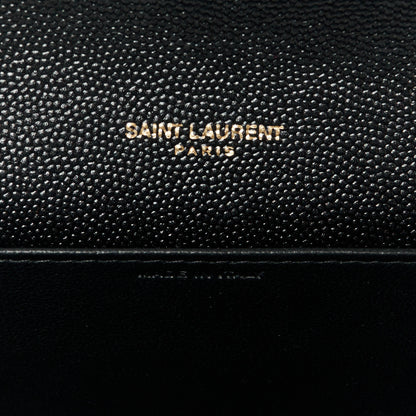 Saint Laurent Grain De Poudre Uptown Chain Wallet Black 7 of 14