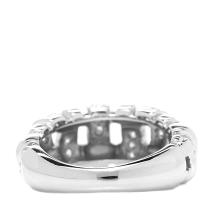 Tiffany 18K White Gold Diamond Vannerie Weave Ring 48 4.5 3 of 5