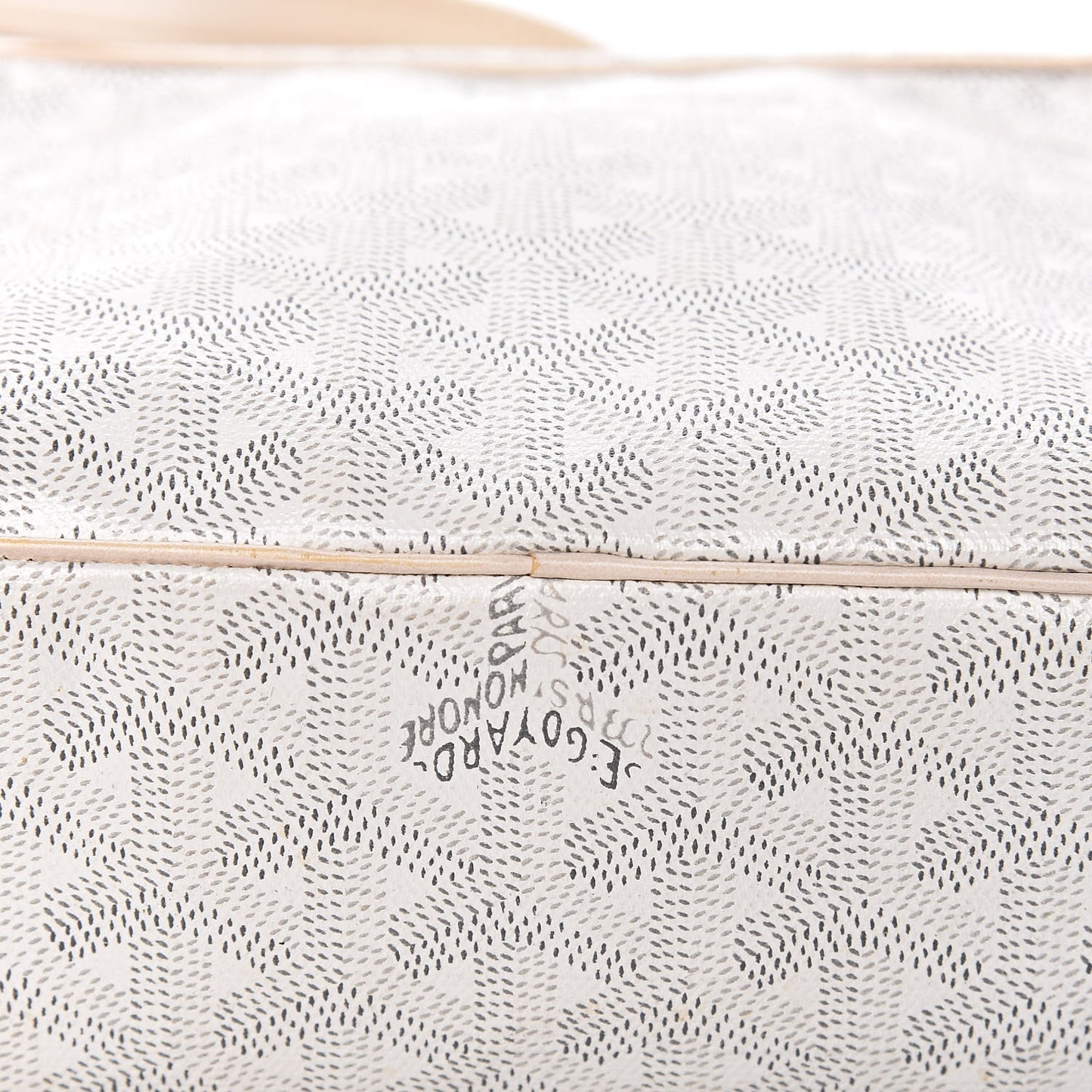 Goyardine Sac Cap Vert White