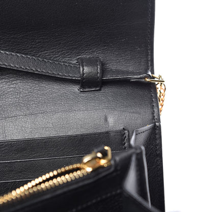 Saint Laurent Calfskin Classic Y Ligne Chain Wallet Black 9 of 14
