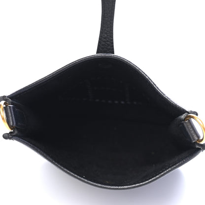 Hermes Taurillon Clemence Evelyne TPM Black 4 of 6