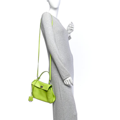 Balenciaga Natural Smooth Calfskin Mini Rodeo Top Handle Handbag Granny Apple 2 of 10