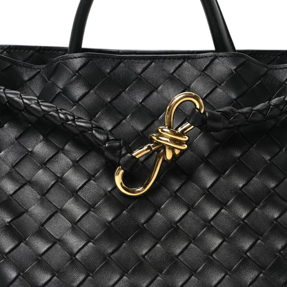 Bottega Veneta Nappa Intrecciato Medium Andiamo Shoulder Bag Black 7 of 9