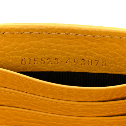 Gucci Dollar Calfskin Interlocking G Chain Wallet New Buttercup 7 of 10