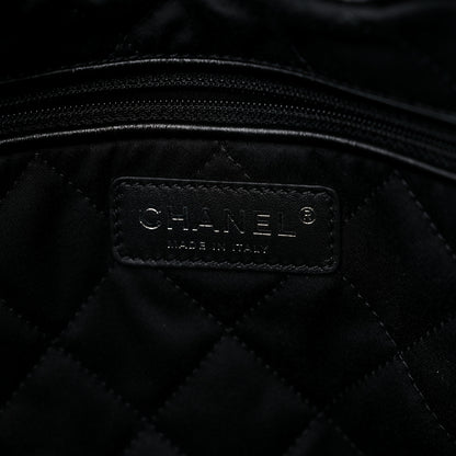 Chanel Shiny Calfskin Quilted Chanel 22 Backpack Black 6 of 10