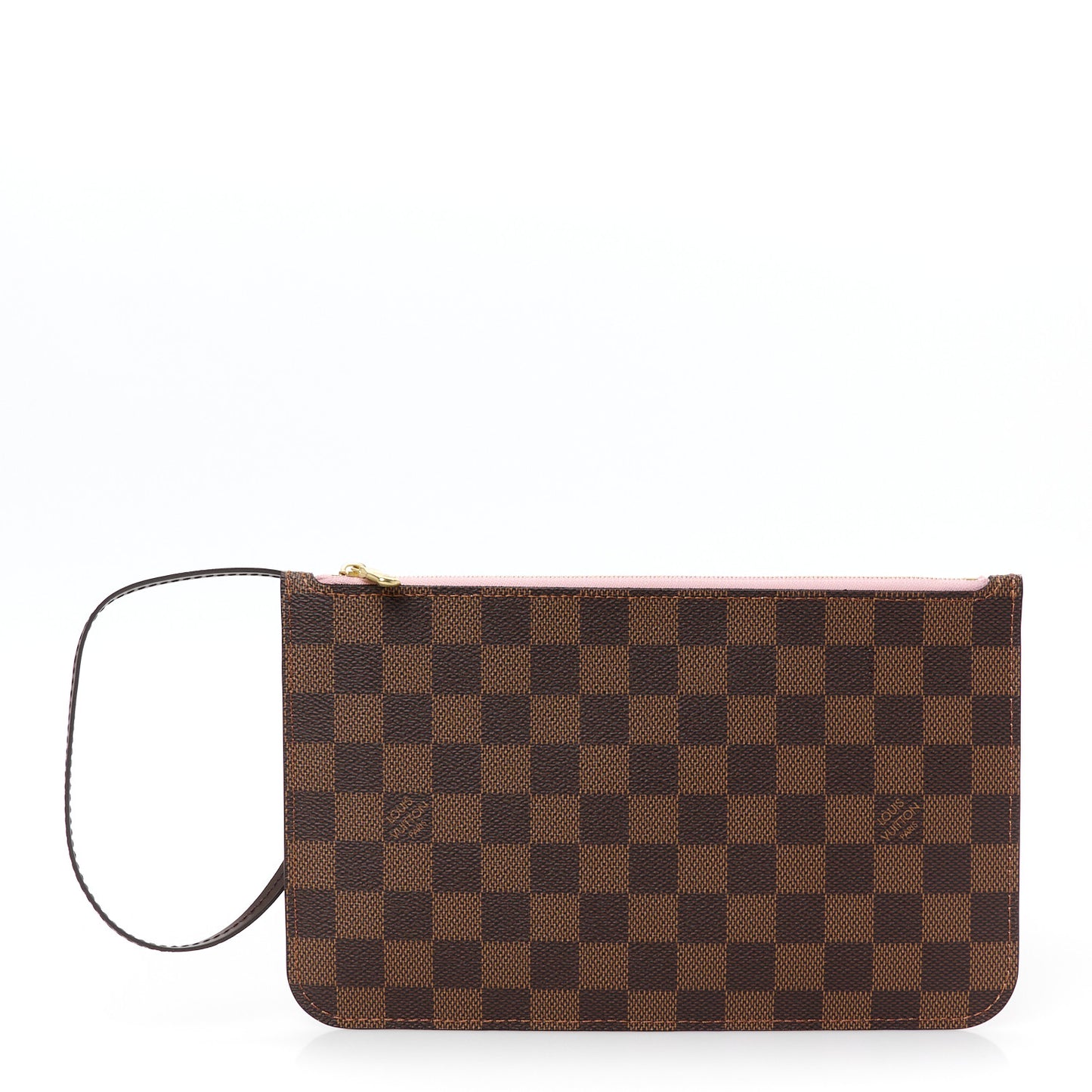 Damier Ebene Neverfull MM GM Pochette Rose Ballerine