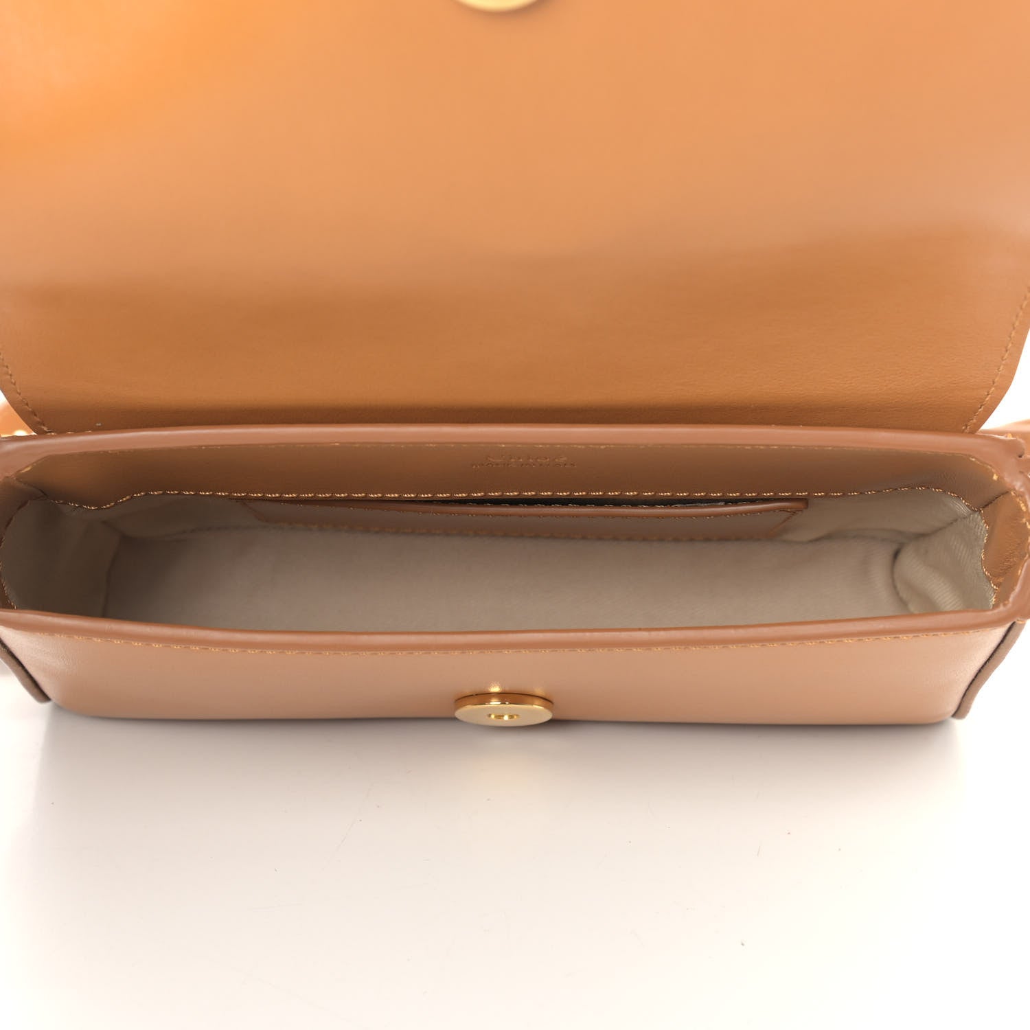 Chloe Calfskin Suede C Belt Bag Tan 4 of 9