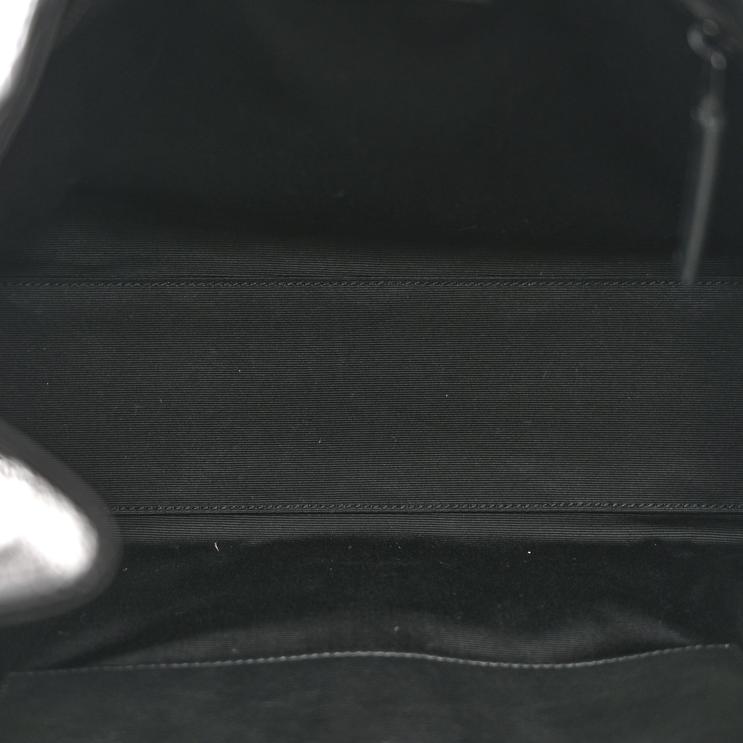 Crinkled Calfskin Matelasse Monogram Medium Niki Shopper Tote Black