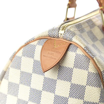 Louis Vuitton Damier Azur Speedy 30 8 of 12