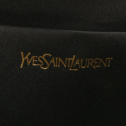 Saint Laurent Metallic Calfskin Large Belle De Jour Clutch Silver Gold 6 of 7