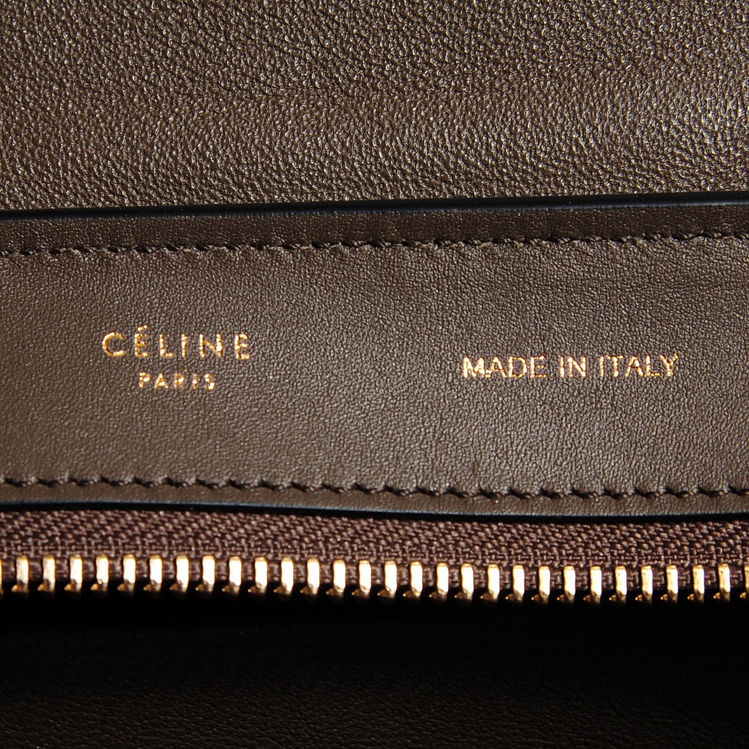 Celine Nubuck Crocodile Embossed Medium Trapeze Grey 5 of 7