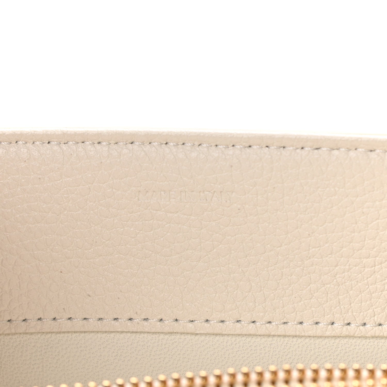 Celine Grained Calfskin Small 16 Top Handle Bag White 7 of 10