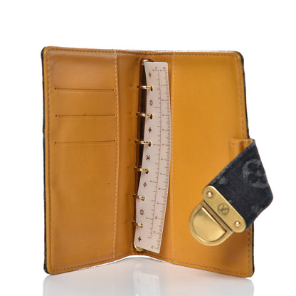 Louis Vuitton Denim Monogram Agenda PM Black 5 of 8