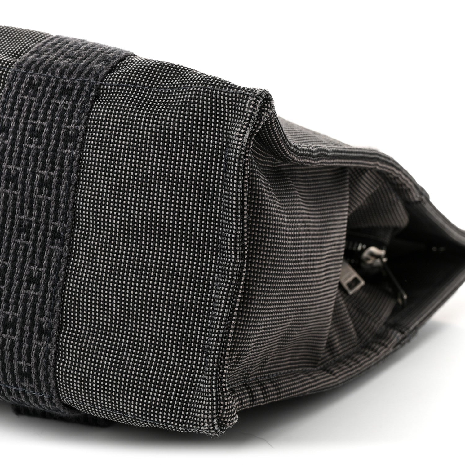 Hermes Canvas Herline Backpack Grey 9 of 10