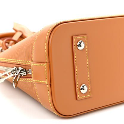 Louis Vuitton Epi Jacquard Alma BB Honey Gold 8 of 9