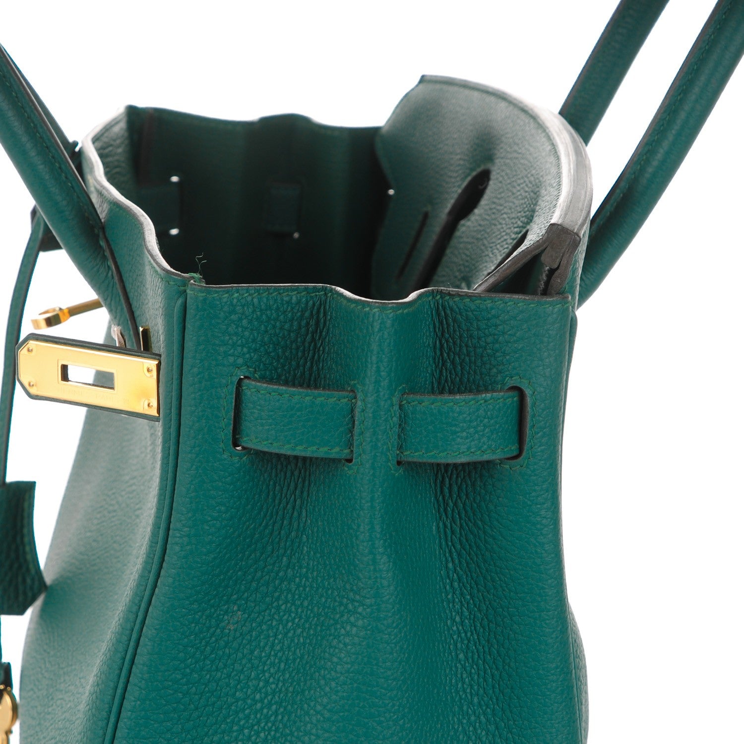 Hermes Togo Birkin 30 Malachite 14 of 23