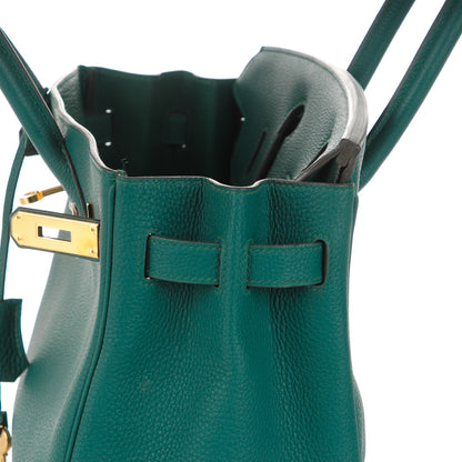 Hermes Togo Birkin 30 Malachite 14 of 23