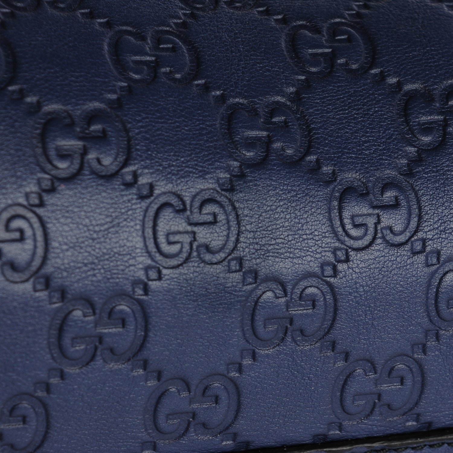 Gucci Guccissima Medium Emily Shoulder Bag Blue 3 of 10