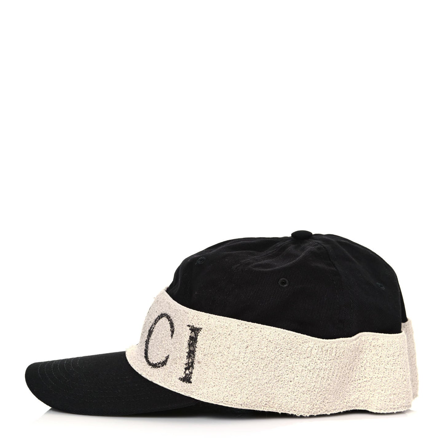 Gabardine Gucci Headband Baseball Hat M Black