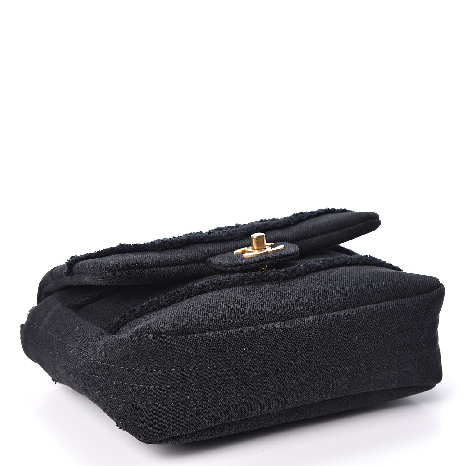 Chanel Denim Coco Flap Black 3 of 9