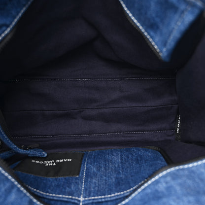 Marc Jacobs Denim Canvas Large The Tote Bag Blue 5 of 14