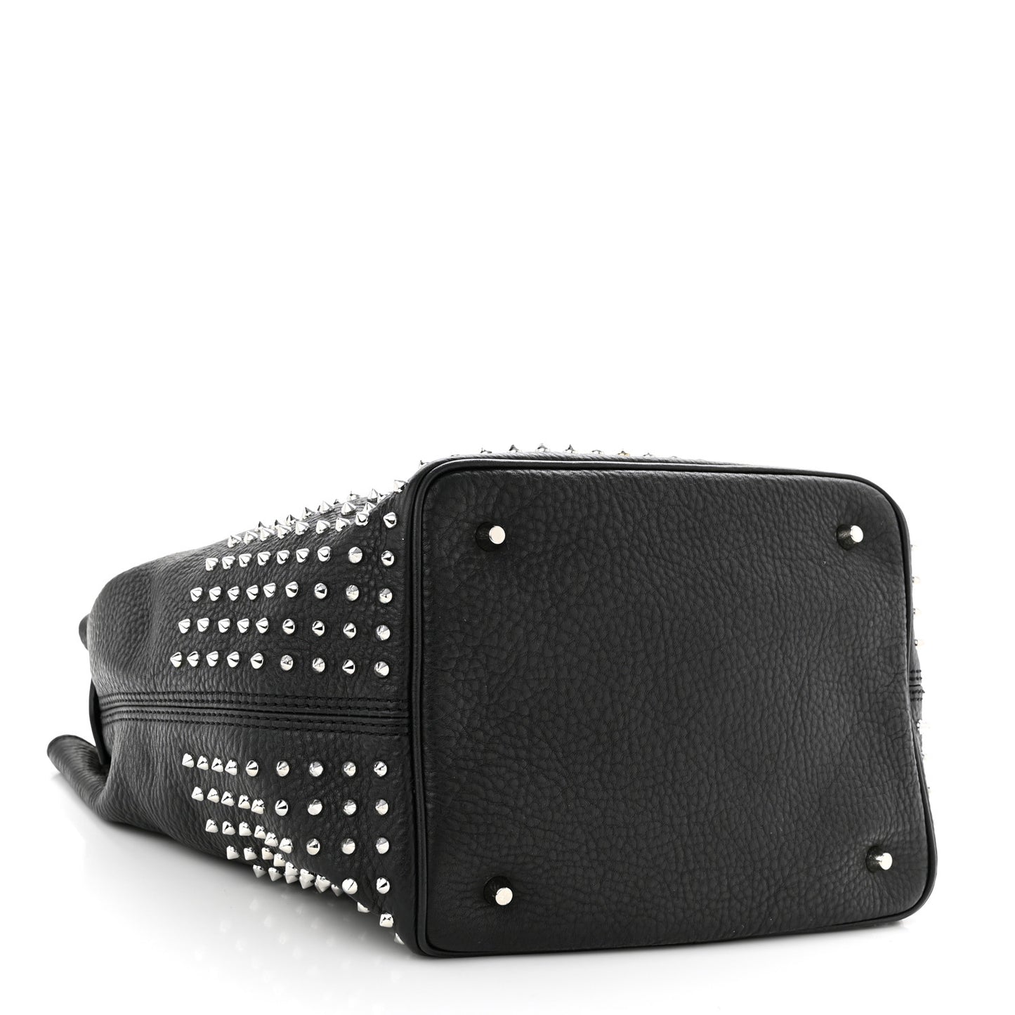 Calfskin Studded Medium Susanna Hobo Black