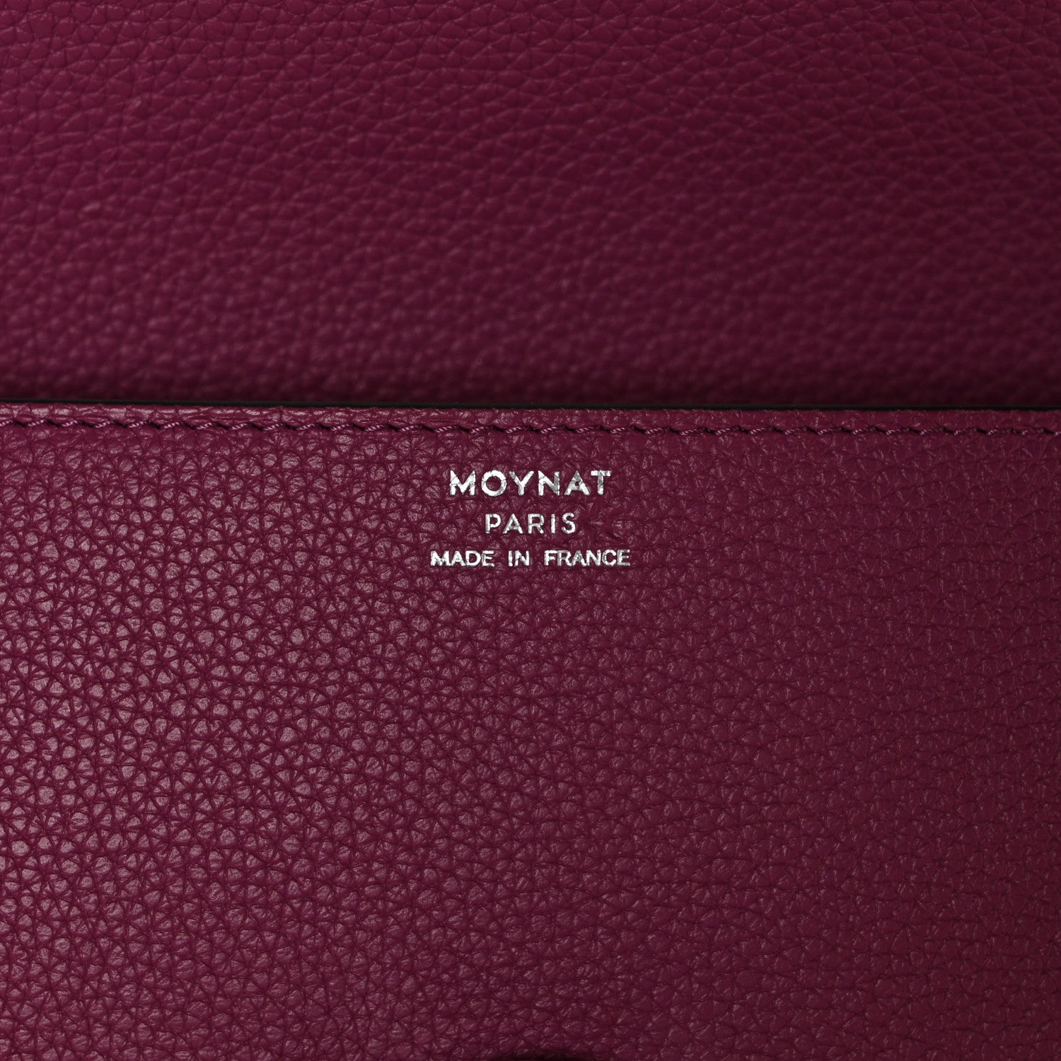 Moynat Taurillon Blush Rejane Opera Clutch Dahlia 6 of 8