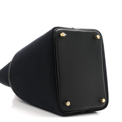 Hermes Toile Goeland Swift Cargo Picotin Lock 18 Black 10 of 10