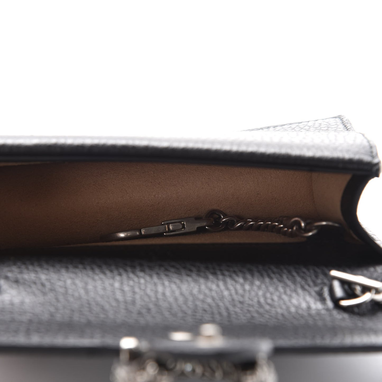 Calfskin Super Mini Dionysus Shoulder Bag Black