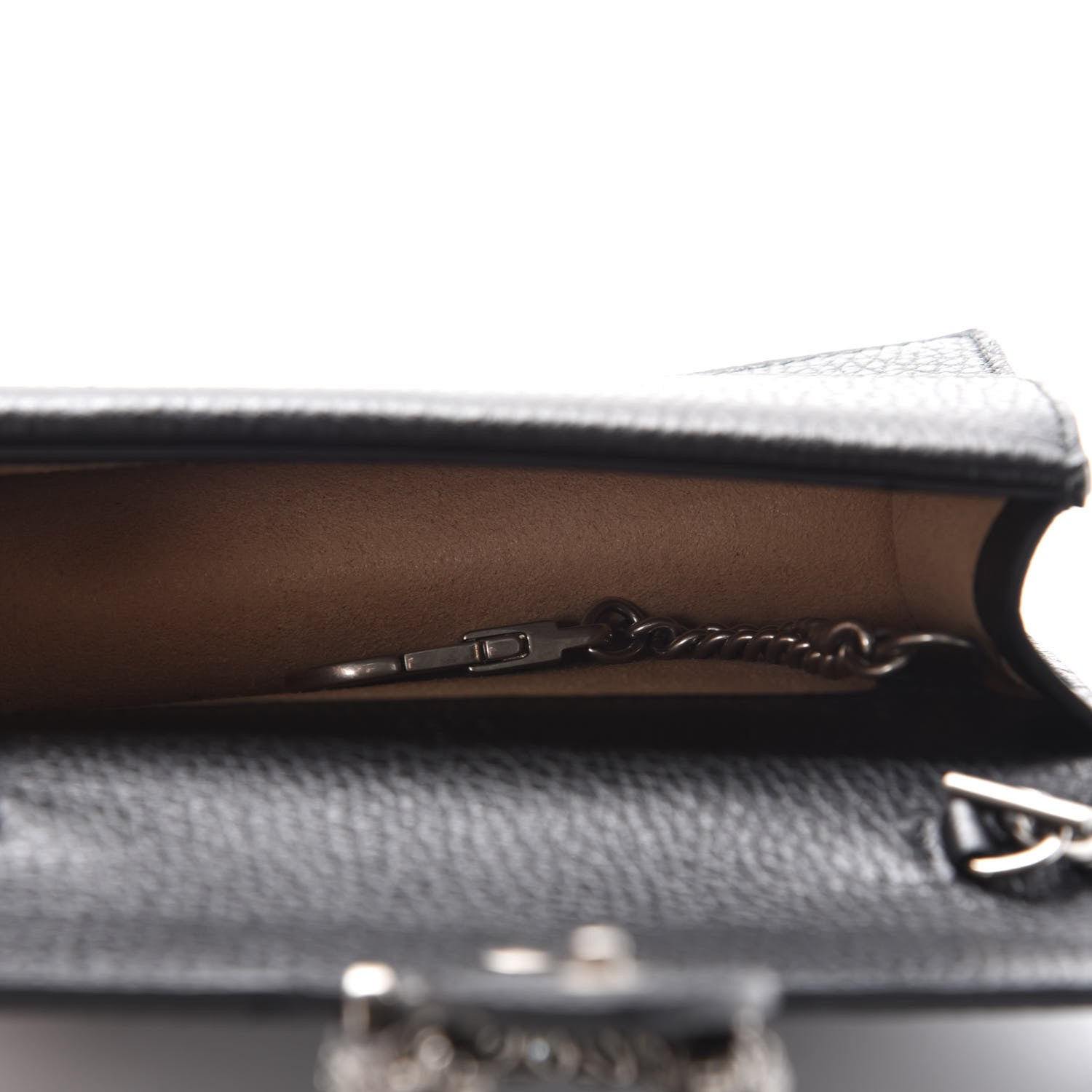 Gucci Calfskin Super Mini Dionysus Shoulder Bag Black 5 of 10