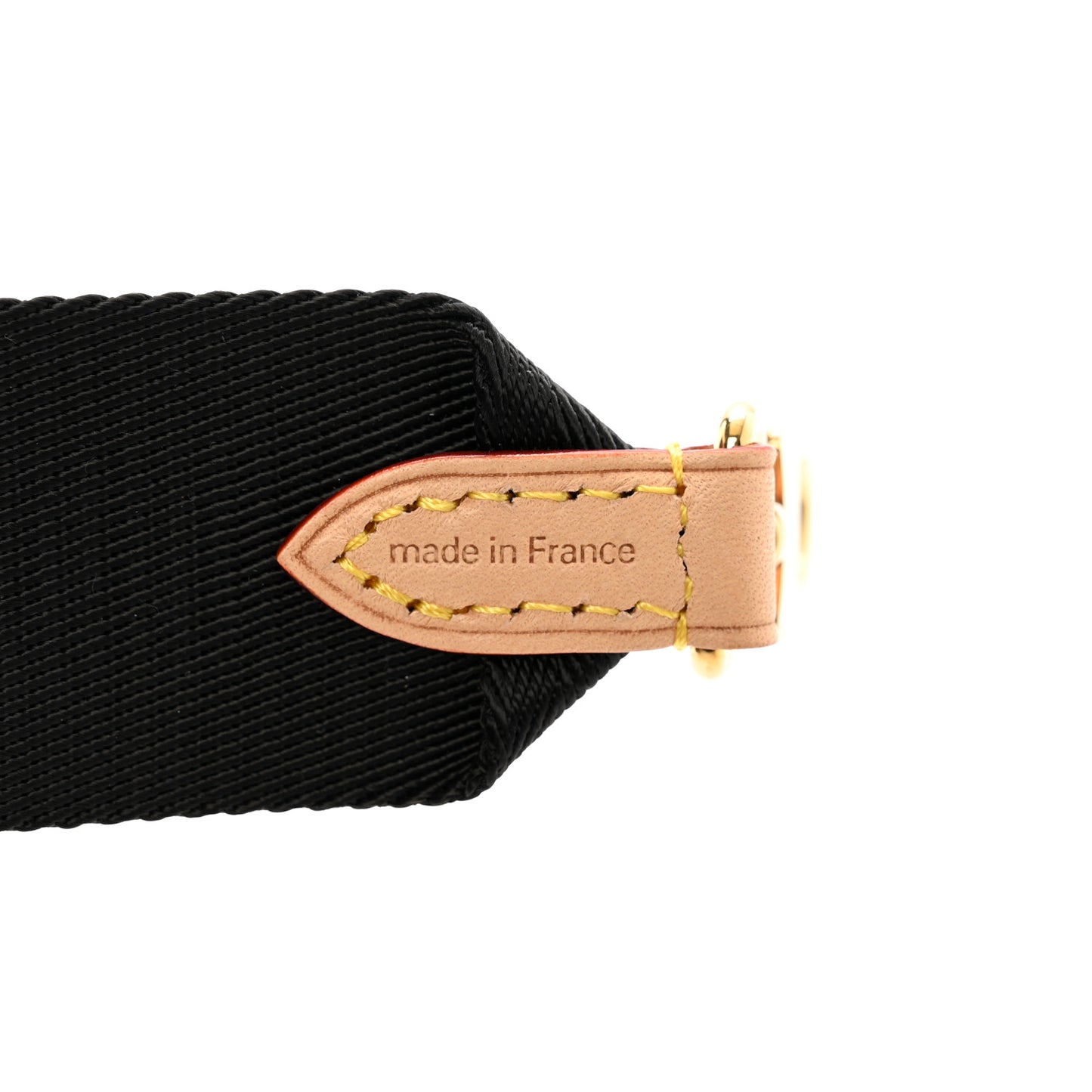 Reverse Monogram Multi Pochette Accessories Bandouliere Shoulder Strap Black
