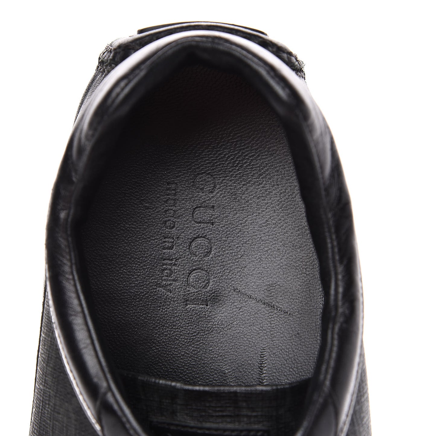 GG Supreme Monogram Mens Sneakers 10 Black