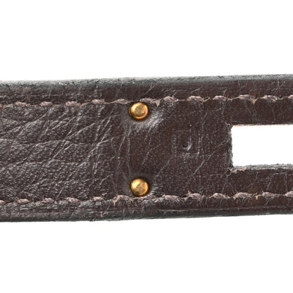 Hermes Taurillon Clemence Birkin 30 Chocolate 7 of 12