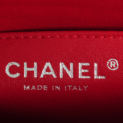 Chanel Caviar Quilted Mini Rectangular Flap Red 7 of 8