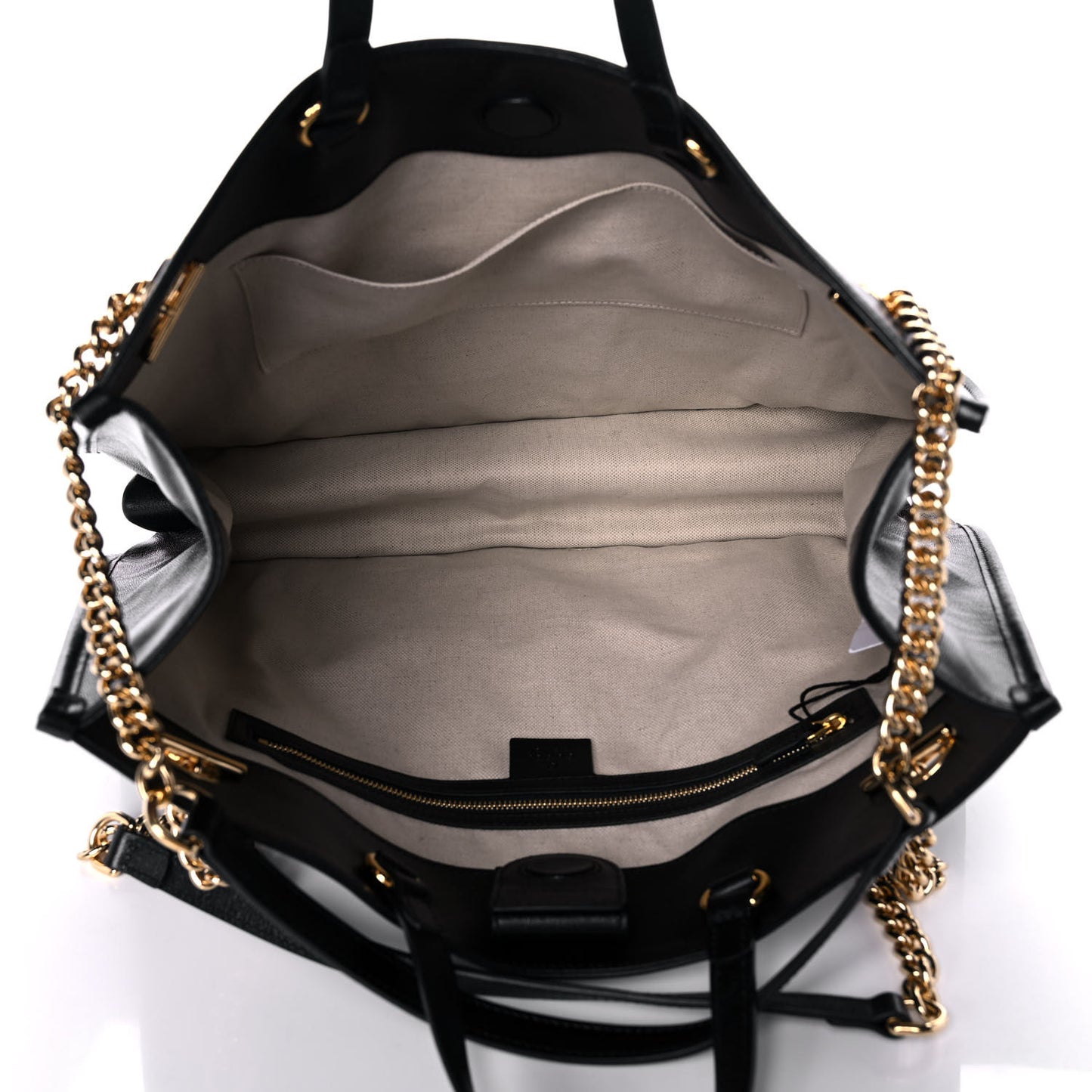 Calfskin Large Horsebit 1955 Tote Bag Black