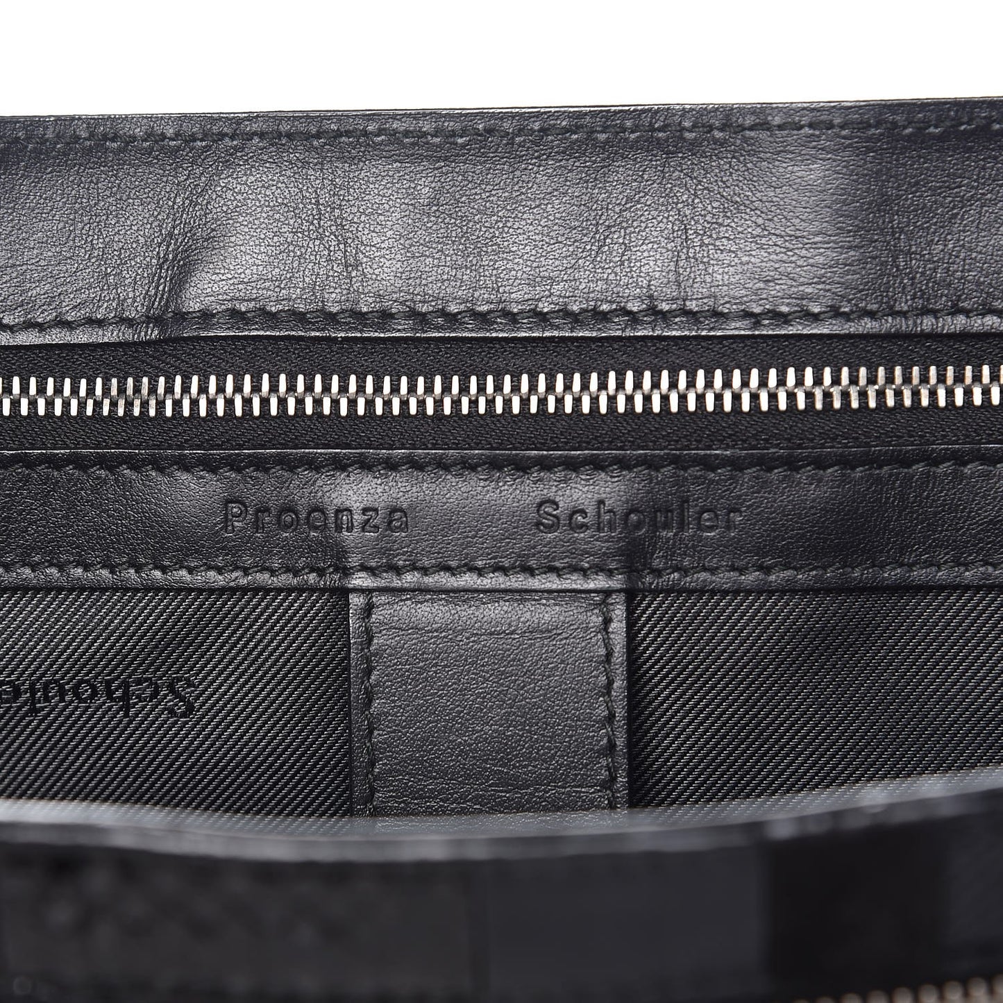 Lambskin Karung Ayers Medium Paneled PS1 Satchel Black