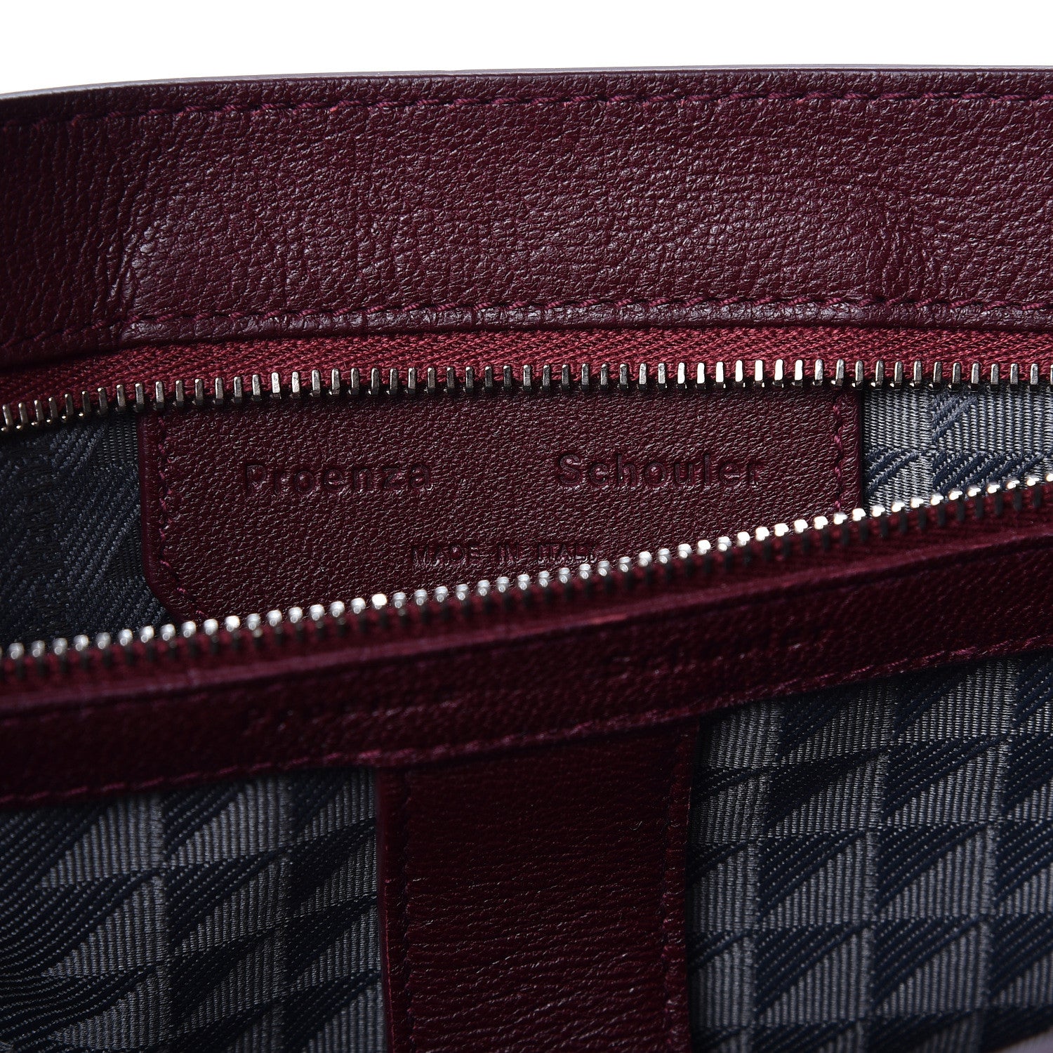 Proenza Schouler Lambskin Medium PS1 Satchel Oxblood 6 of 10