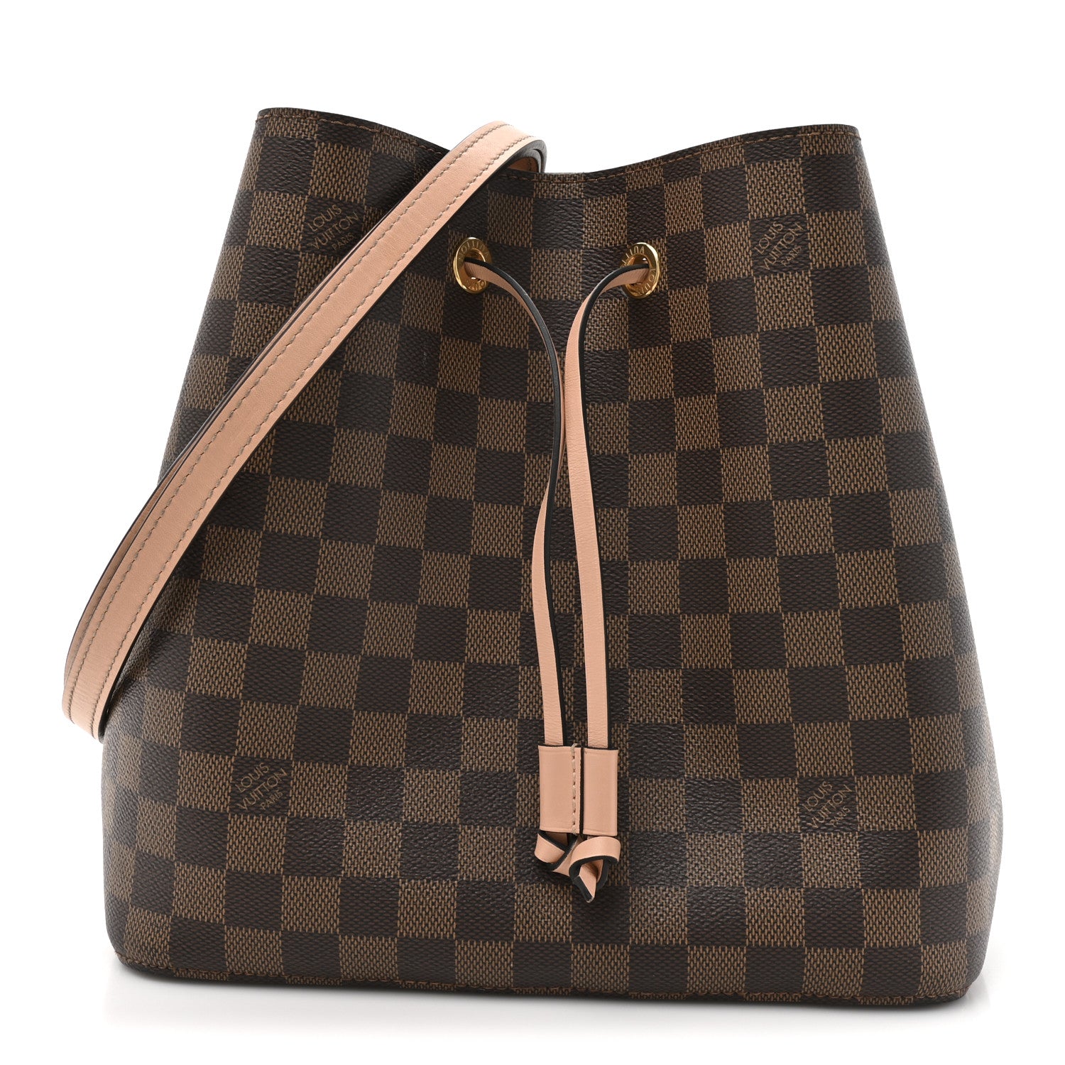 Louis Vuitton Damier Ebene Neonoe MM Venus Pink 1 of 16