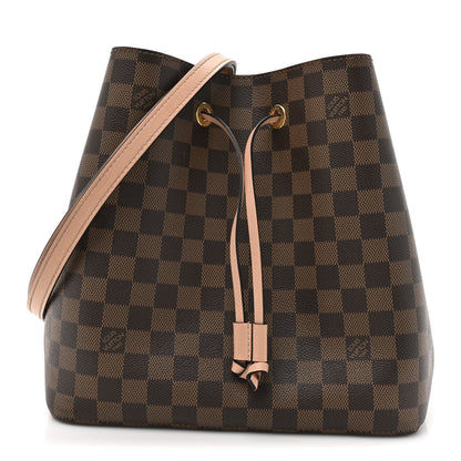Louis Vuitton Damier Ebene Neonoe MM Venus Pink 1 of 16
