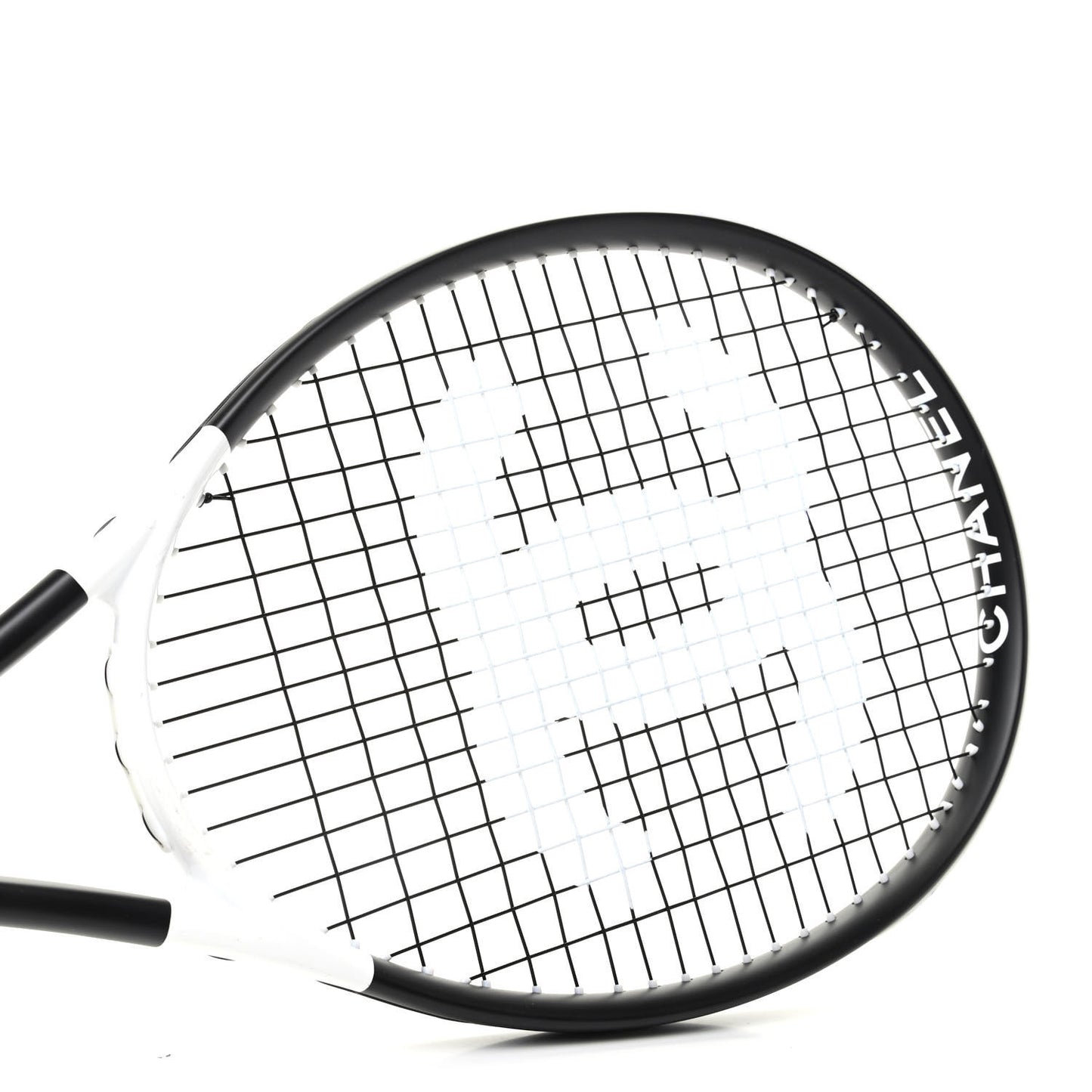 Tennis Racquet and Nylon Quilted Cover Black