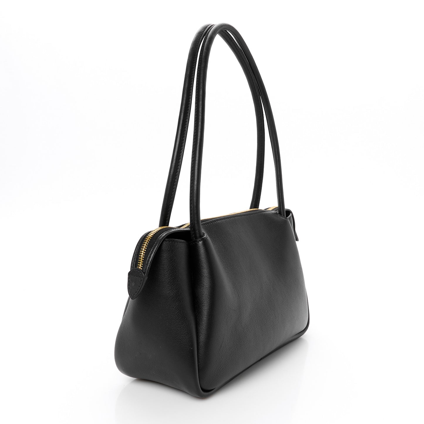 Soft Calfskin Medium Darling Shoulder Bag Black